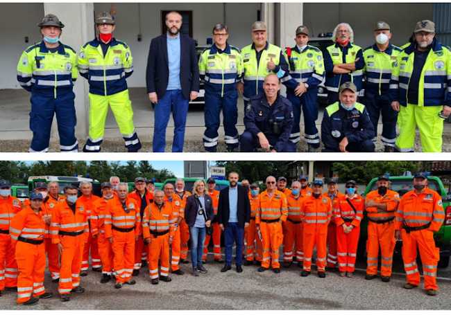 Trecate volontari Protezione Civile
