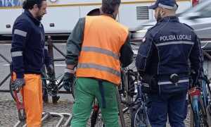 rimozione vecchie bici