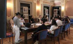 Accademia Unidee studenti lezione