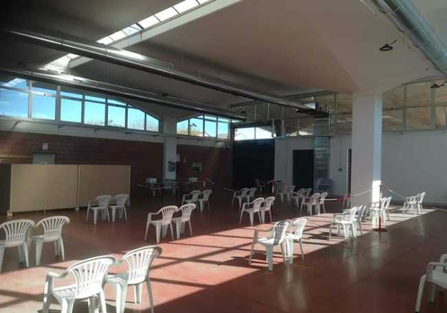 Cameri vaccini area mercato