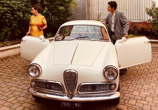 Cartabia in macchina