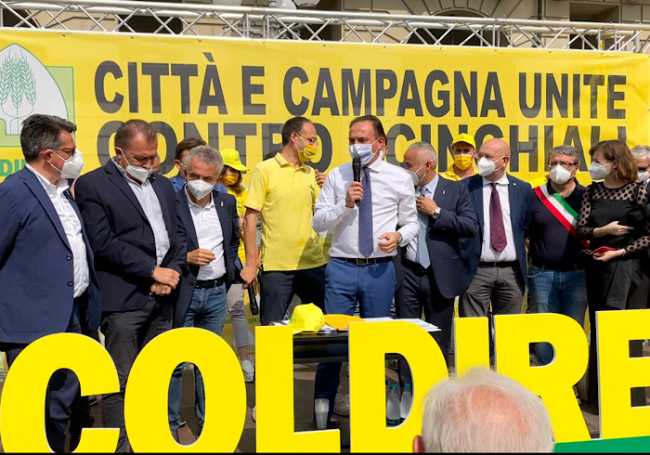 Cinghiali protesta torino