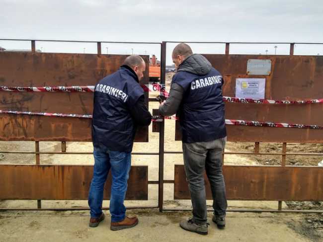 Foto sequestro cantiere