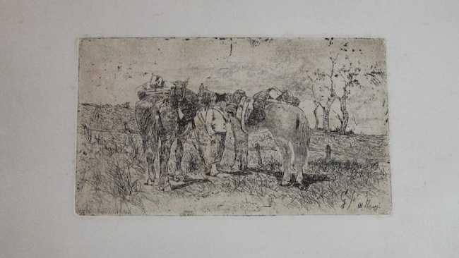 Giovanni Fattori Alt di cavalleria 1883 1885