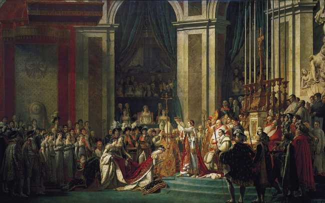 Jacques Louis David The Coronation of Napoleon edit