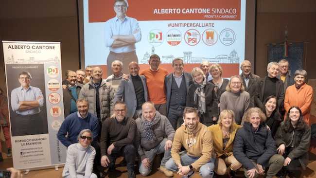 alberto cantone candidato galliate