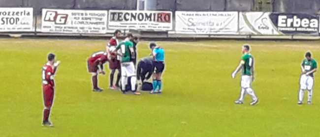 arbitro infortunio