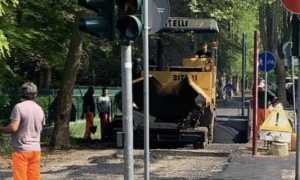 asfalto ciclabile no