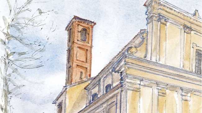 avvio lavori campanile chiesa San Francesco