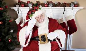 babbo natale camino