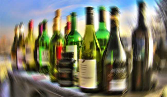 bottoglie alcool