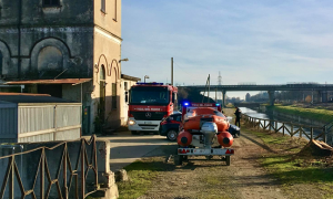 canale vigili fuoco novara gommone