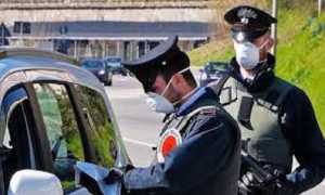 carabinieri mascherina tris