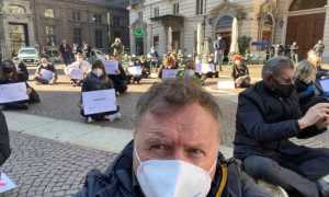 confcommercio protesta