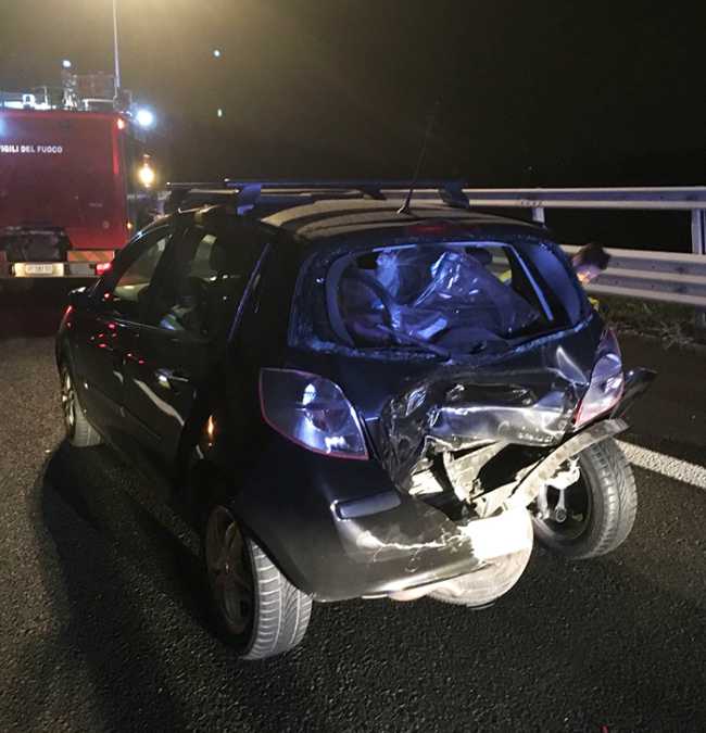 incidente tamponata autostrada ott17
