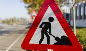 lavori incorso strada
