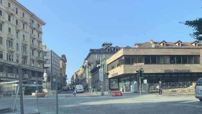 lavori piazza cavour corso garibaldi