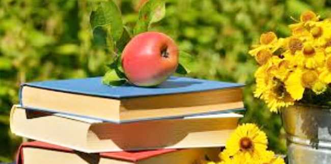libri mela fiore