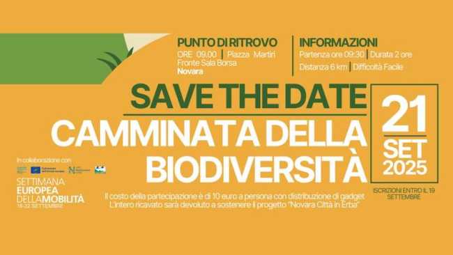 logo camminata biodiversita 25