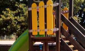 manutenzione giochi parchi