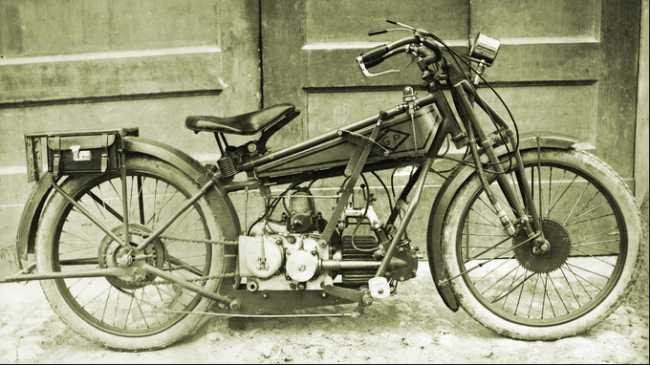 motociclo storico guzzi