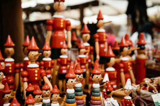pinocchio legno copia