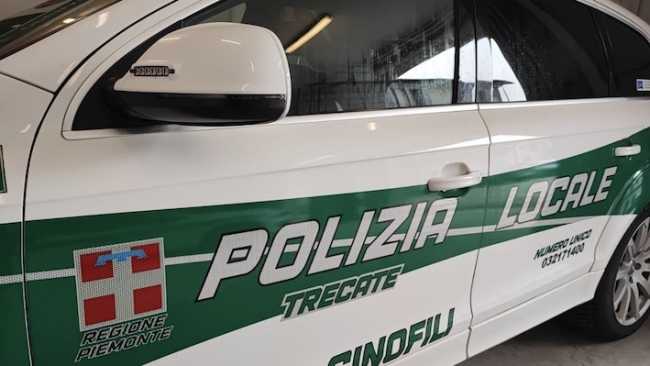 polizia locale trecate auto cinofili