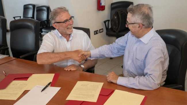 rettore con partner americano