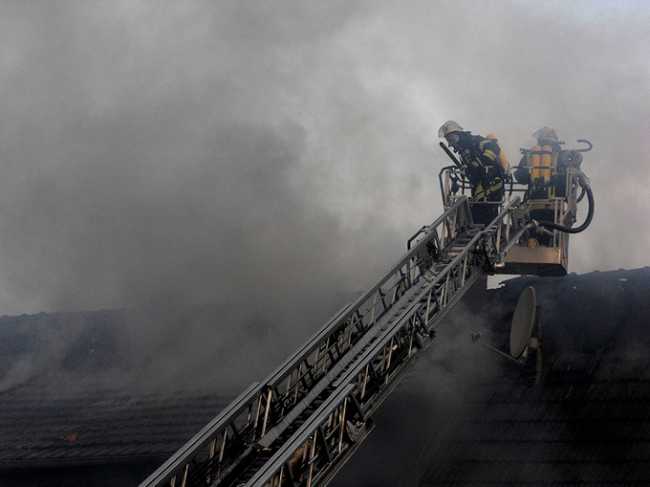 tetto incendio