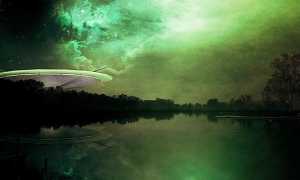 ufo lago verde