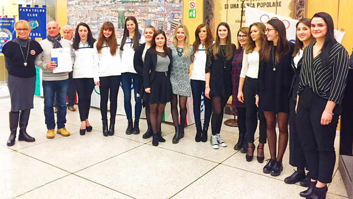 Premiate dal Coni di Novara le atlete del Twirling Santa Cristina