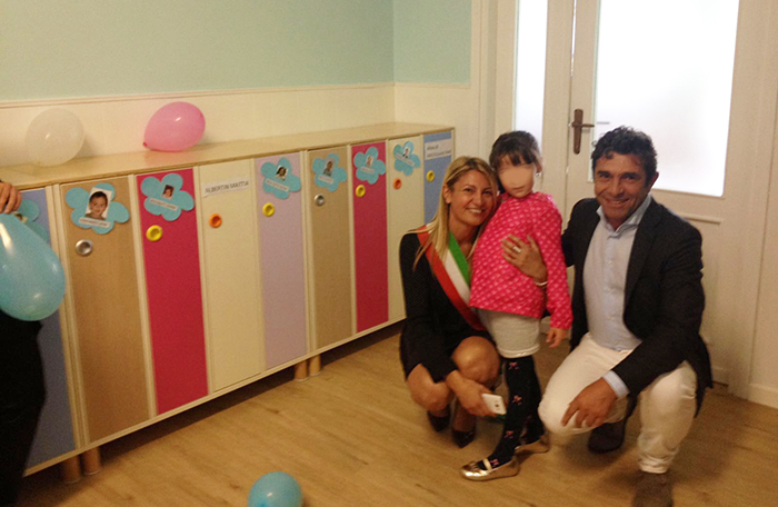 Dormelletto: sponsor e comune “salvano” la scuola materna Tesio. Fotogallery