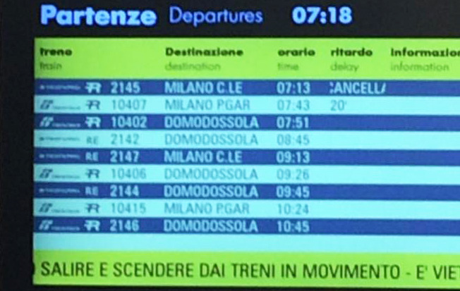 Pendolari per Milano e quel treno della speranza...