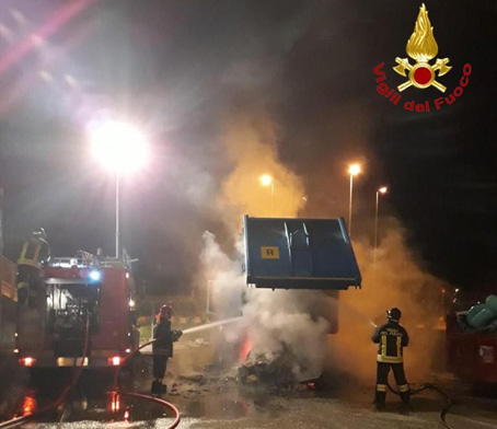 incendio compattatore