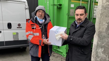 mascherine per volontari