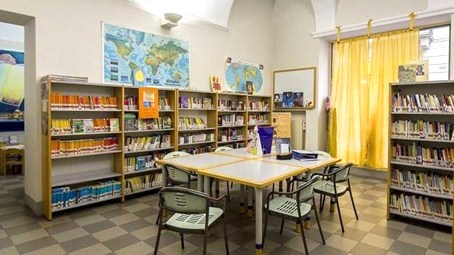 sezione ragazzi biblio