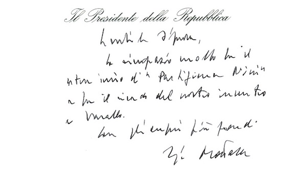 Mattarella testo