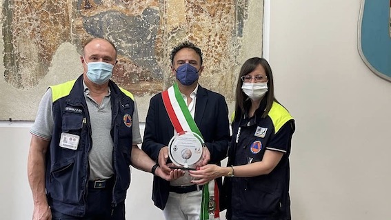 galliate targa protez civile