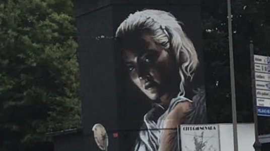 viale curtatone murale