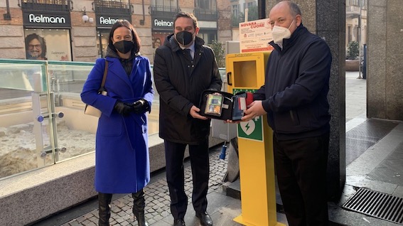 defibrillatore novara