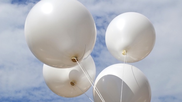 palloncini bianchi
