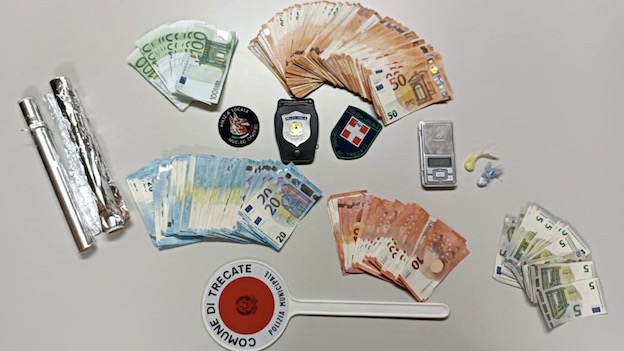 arresto spaccio trecate polizia locale