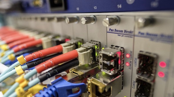 fibra ottica foto
