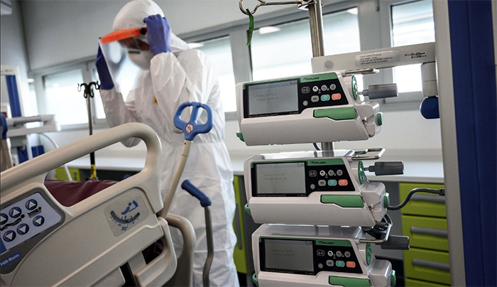 Sono 105 i ricoverati all'AOU novarese: 7 in terapia intensiva