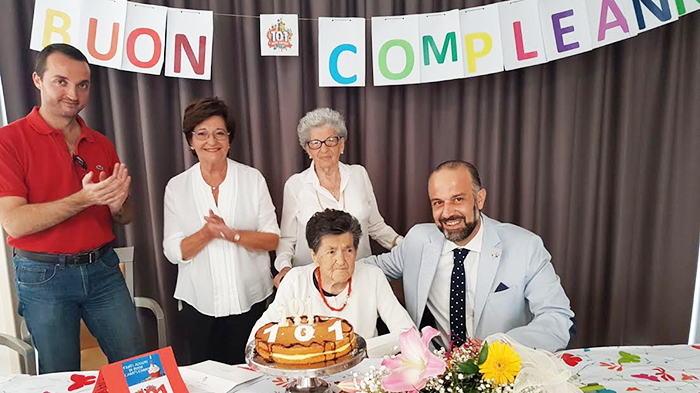 Novara: 101 anni per la signora Pierina Pauletti