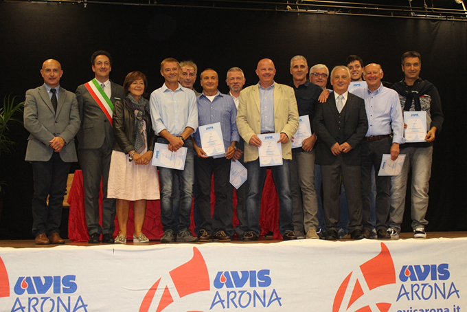 Conclusi i festeggiamenti per il 65° di fondazione dell'Avis Arona - fotogallery