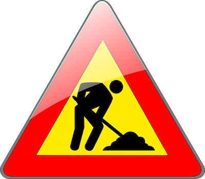 cartello lavori